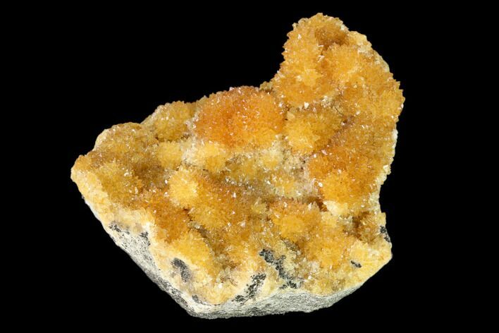 Intense Orange Calcite Crystal Cluster - Poland #148350